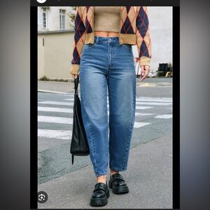 CUPSHE Barrel Jeans Light Wash Women’s Size XL Like New